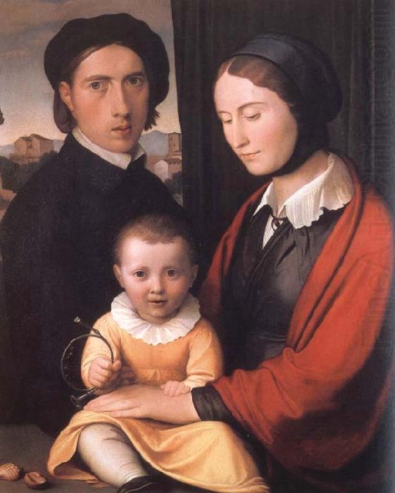 Friedrich overbeck The Artist with his Family china oil painting image